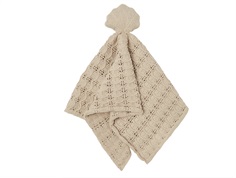 Lil Atelier white pepper knitted security blanket